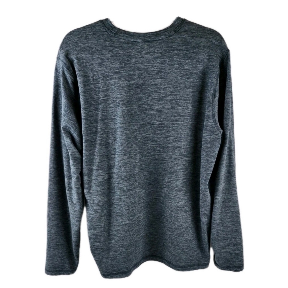 Rugged Elements Men's Long Sleeve Crew Neck Tee, Gray Blue, Size Large - Picture 2 of 10